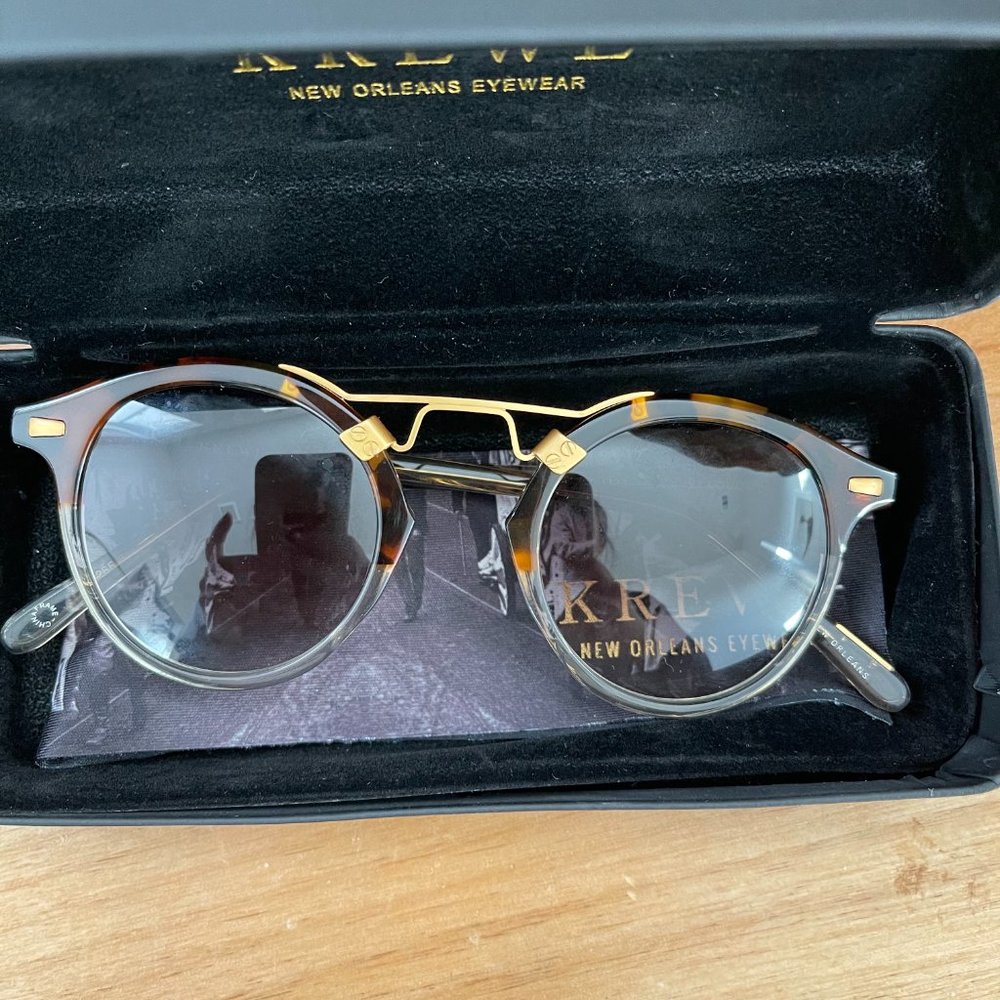 Krewe St Louis Sunglasses- Tortoise & Black
